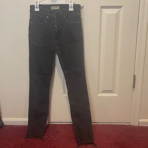Madewell Black Skinny Jeans